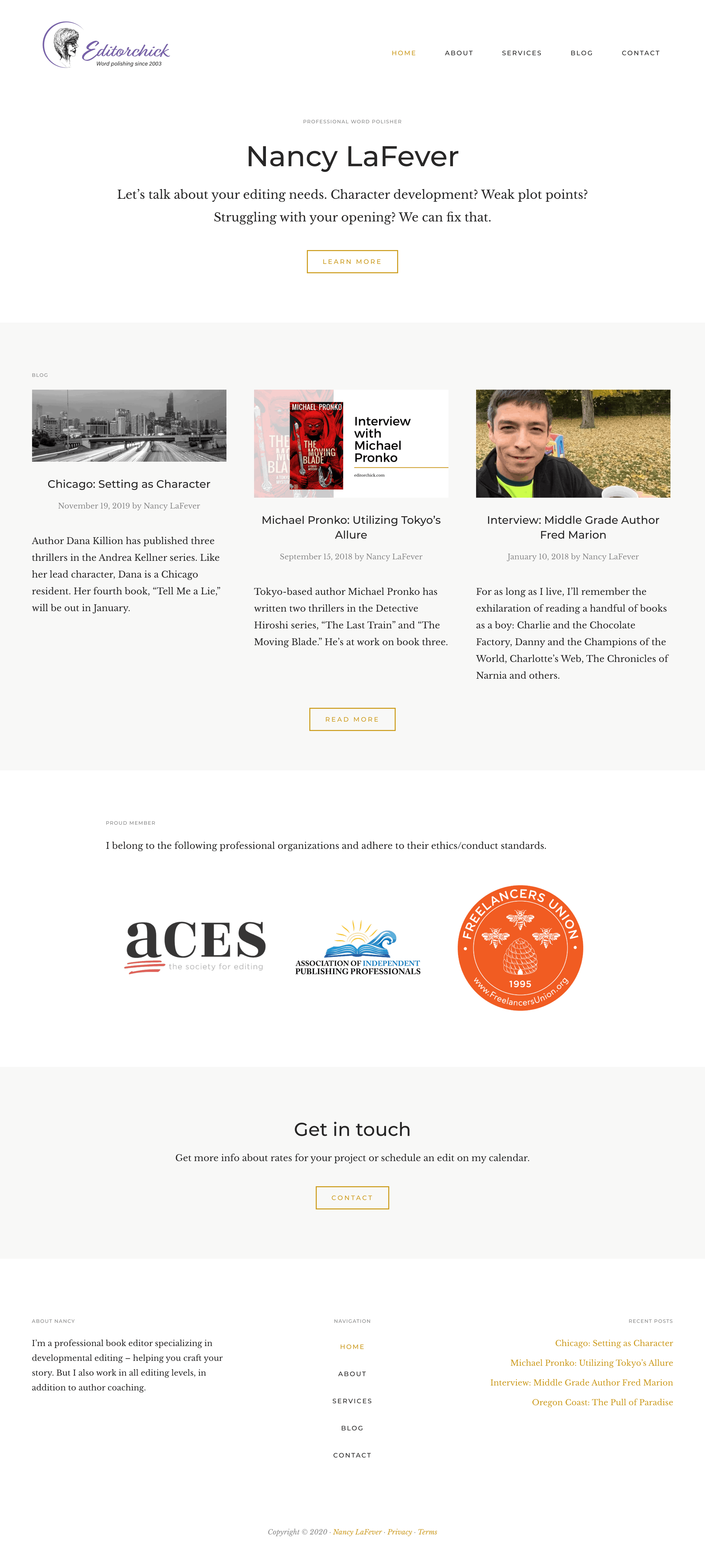 Editorchick home page